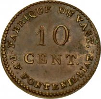 France 10 Cent, Fabrique du Vast - P. F. Fontenilliat - 1795