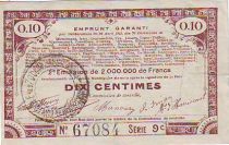 France 10 cent. 70 communes