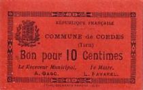 France 10 cent. Cordes