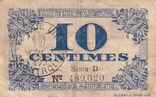 France 10 cent. Lille