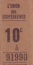 France 10 cent. Paris Union des coop�ratives