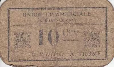 France 10 cent. Saint-Quentin