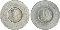 France 10 Centimes - 1909  ESSAI of Rude - XF