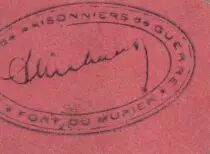 France 10 centimes - Cantine - Dépôt de prisonniers de guerre Fort du Murier