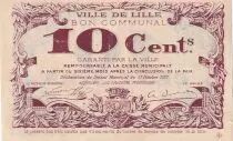 France 10 Centimes - City of Lille - Bon communal - 31-10-1917 - Série B