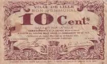 France 10 Centimes - City of Lille - Bon communal - 31-10-1917