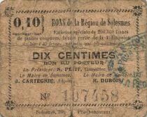France 10 Centimes - R&eacute;gion de Solesmes