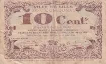 France 10 Centimes - Ville de Lille - Bon communal - 17-04-1917 - Série F