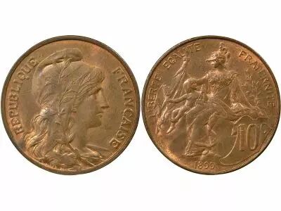France 10 Centimes, Dupuis - 1899 Paris