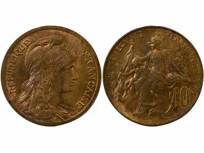 France 10 Centimes, Dupuis - 1916 * Madrid