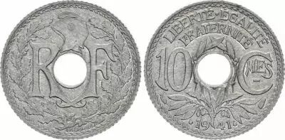 France 10 Centimes, Lindauer - 1941 - PCGS MS65
