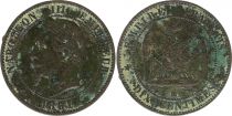France 10 Centimes  Napoléon III Tête laurée - 1861 BB Strasbourg