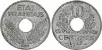 France 10 Centimes 1943 - Type Etat Français Grand Module