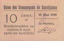 France 10 centimes Casteljaloux City