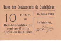 France 10 centimes Casteljaloux Union des Commerçants