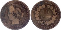France 10 Centimes Cérès - 1873 A Paris - B