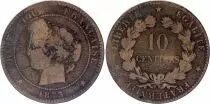 France 10 Centimes Ceres - 1873 A Paris - Good - KM.815.1