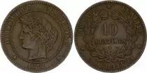 France 10 Centimes Ceres - 3th Republic - 1872 A Paris