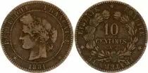 France 10 Centimes Ceres - 3th Republic - 1881 A Paris