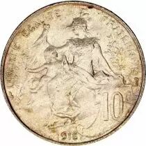 France 10 Centimes Liberty head - 1916