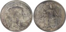 France 10 Centimes Liberty head - 1916