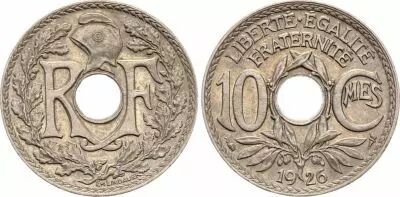 France 10 Centimes Lindauer - 1926
