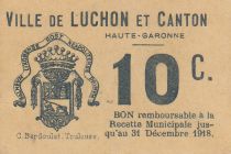 France 10 centimes Luchon City