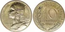 France 10 Centimes Marianne - 1981 issu de coffret BU