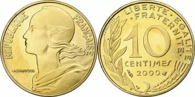 France 10 Centimes Marianne - 2000 BE