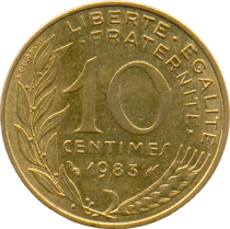 France 10 Centimes Marianne FRANCE 1967 (SUP)