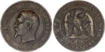 France 10 Centimes Napoleon III - 1853 A Paris - Fine to VF - KM.771.1