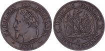 France 10 Centimes Napoleon III - Laurel head - 1861 K Bordeaux