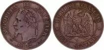 France 10 Centimes Napoleon III - Laurel head - 1862K Bordeaux