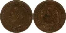 France 10 Centimes Napoleon III Laureate head - 1862 A Paris