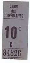 France 10 Centimes Paris Union des coop&eacute;ratives