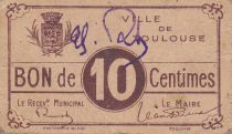 France 10 centimes Toulouse City