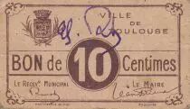 France 10 centimes Toulouse City