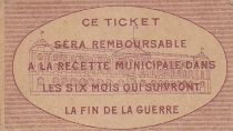 France 10 centimes Toulouse Emission Municipale