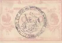 France 10 Cents - Prisionniers de guerre - 15ème région - Stamp at back