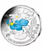 France 10 Euros - Argent - Le Schtroumpf coquet - 2020