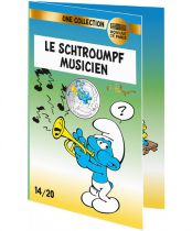 France 10 Euros - Argent - Le Schtroumpf musicien - 2020