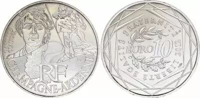 France 10 Euros - Champagne-Ardenne - 2012 - Silver