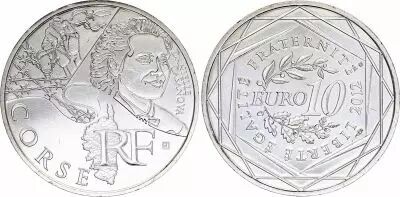 France 10 Euros - Corse - 2012 - Silver