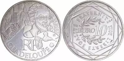France 10 Euros - Guadeloupe - 2012 - Silver