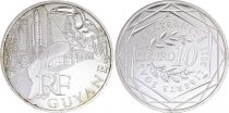 France 10 Euros - Guyane - 2011 - Silver
