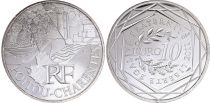 France 10 Euros - Poitou-Charentes - 2011 - Silver