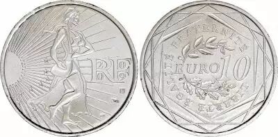 France 10 Euros - Semeuse - 2009 - Silver