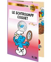 France 10 Euros - Silver - Le Schtroumpf coquet - 2020