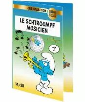 France 10 Euros - Silver - Le Schtroumpf musicien - 2020