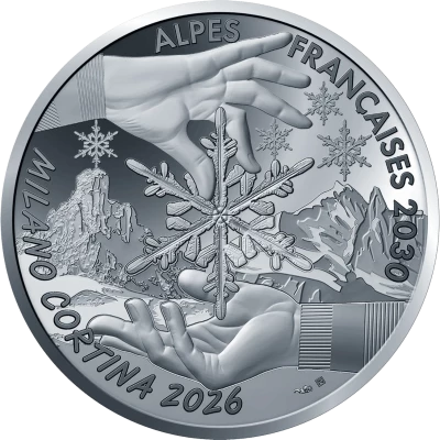 France 10 Euros - Winter Olympics - the passing of the torch: Milan Cortina 2026 and the French Alps 2030 BE 2026